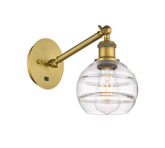 Ballston One Light Wall Sconce in Brushed Brass (405|317-1W-BB-G556-6CL)