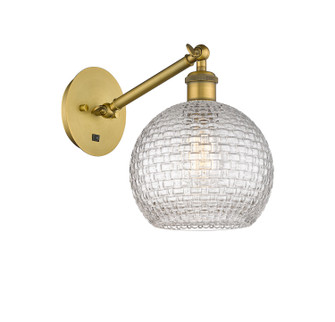Ballston One Light Wall Sconce in Brushed Brass (405|317-1W-BB-G122C-8CL)
