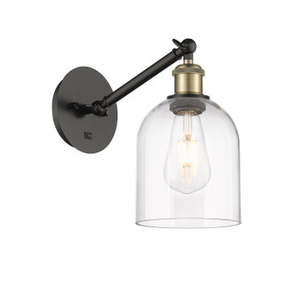 Ballston One Light Wall Sconce in Black Antique Brass (405|317-1W-BAB-G558-6CL)