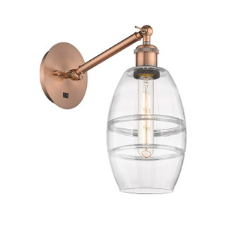 Ballston One Light Wall Sconce in Antique Copper (405|317-1W-AC-G557-6CL)
