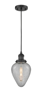 Franklin Restoration LED Mini Pendant in Matte Black (405|201C-BK-G165-LED)