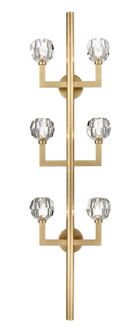 Parisian Six Light Wall Sconce in Aged Brass (360|WS70039-6-AGB)