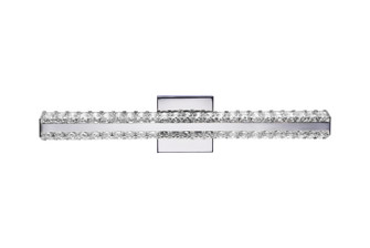 Gemini LED Vanity Light in Chrome (360|WS70016-LED-CH-D)