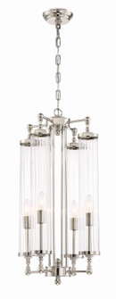 Regis Four Light Pendant in Polished Nickel (360|P30069-4-PN)