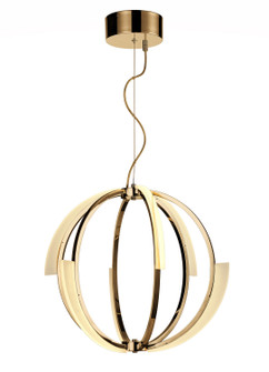 Moonlight LED Chandelier in Aged Brass (360|CD10348-LED-AGB)