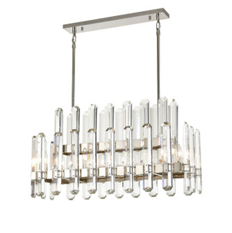 Clarion Ten Light Chandelier in Polished Nickel (360|CD10335-10-PN)