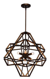 Unity Six Light Chandelier in Chestnut Bronze (360|CD10146-6-CB-G)