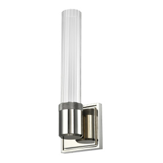 Zigrina LED Wall Sconce in Polished Nickel (360|WS11711-LED-1-PN-G3)