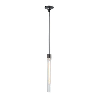 Zigrina One Light Pendant in Satin Brushed Black (360|P11708-E26-SBB-K-PN-G2)