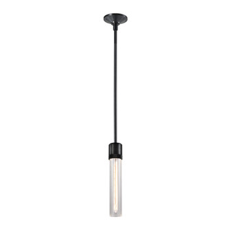 Zigrina One Light Pendant in Satin Brushed Black (360|P11708-E26-SBB-G3)