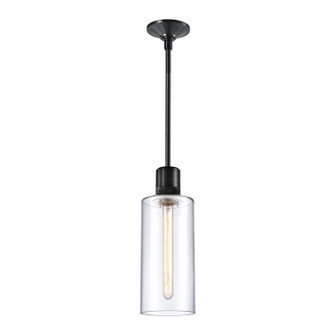 Zigrina One Light Pendant in Satin Brushed Black (360|P11708-E26-SBB-G14)