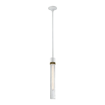 Zigrina One Light Pendant in Matte White (360|P11706-E26-MW-K-AGB-G6)