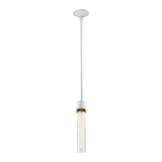 Zigrina One Light Pendant in Matte White (360|P11706-E26-MW-K-AGB-G5)