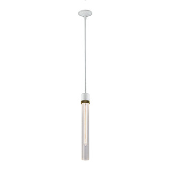 Zigrina One Light Pendant in Matte White (360|P11706-E26-MW-K-AGB-G4)