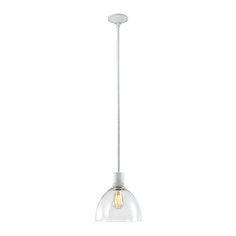 Zigrina One Light Pendant in Matte White (360|P11706-E26-MW-G12)