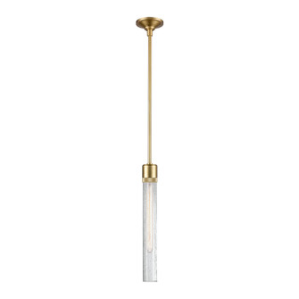 Zigrina One Light Pendant in Aged Brass (360|P11705-E26-AGB-G6)