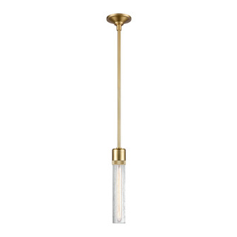 Zigrina One Light Pendant in Aged Brass (360|P11705-E26-AGB-G5)