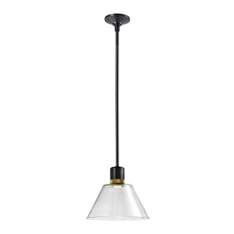 Zigrina LED Pendant in Satin Brushed Black (360|P11704-LED-SBB-K-AGB-G13)