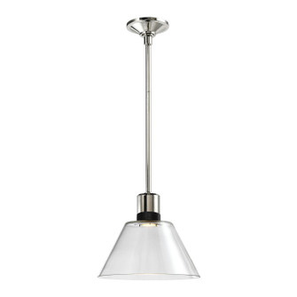 Zigrina LED Pendant in Polished Nickel (360|P11703-LED-PN-K-SBB-G13)