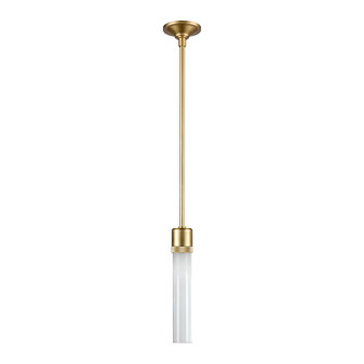 Zigrina LED Pendant in Aged Brass (360|P11701-LED-AGB-G1)