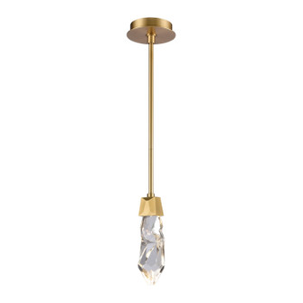 Angelus LED Mini Pendant in Aged Brass (360|MP11401-LED-AGB)