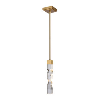 Mamadim LED Mini Pendant in Aged Brass (360|MP11301-LED-2x2-AGB)