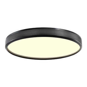 Zigrina LED Flush Mount in Satin Brushed Black (360|FM11753-LED-24-SBB)