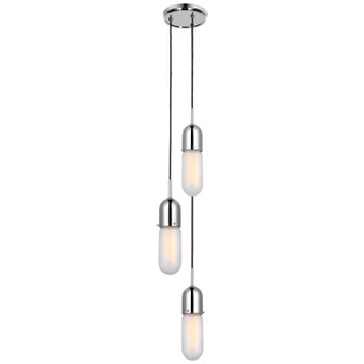 Junio LED Pendant in Polished Nickel (268|TOB 5646PN-FG-3)