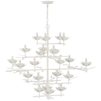 Clementine LED Chandelier in Plaster White (268|JN 5162PW)