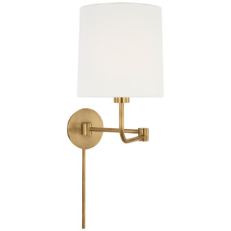 Go Lightly LED Swing Arm Wall Light in Soft Brass (268|BBL 2095SB-L)