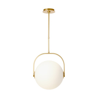 Fues LED Pendant in Natural Brass (182|SLPD10427OPNB)