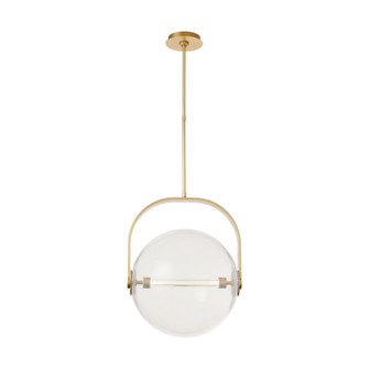 Fues LED Pendant in Natural Brass (182|SLPD10327CNB)