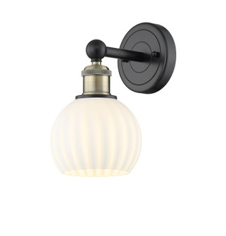 Edison LED Wall Sconce in Black Antique Brass (405|616-1W-BAB-G1217-6WV)