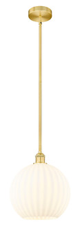 Edison LED Mini Pendant in Satin Gold (405|616-1S-SG-G1217-12WV)