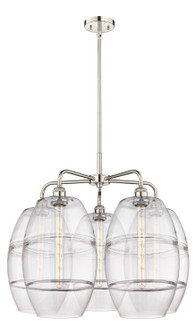 Downtown Urban LED Chandelier in Polished Nickel (405|516-5CR-PN-G557-10CL)