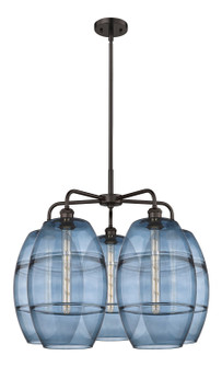 Downtown Urban LED Chandelier in Oil Rubbed Bronze (405|516-5CR-OB-G557-10BL)