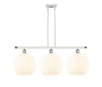 Ballston LED Island Pendant in White Polished Chrome (405|516-3I-WPC-G1217-12WV)