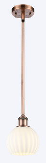 Ballston LED Mini Pendant in Antique Copper (405|516-1S-AC-G1217-6WV)