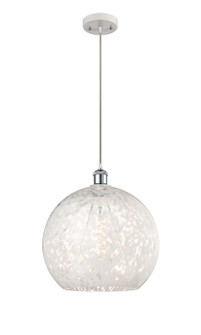 Ballston LED Pendant in White Polished Chrome (405|516-1P-WPC-G1216-14WM)