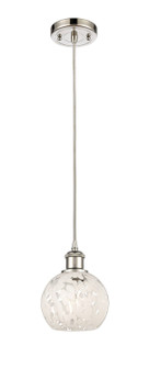 Ballston LED Mini Pendant in Polished Nickel (405|516-1P-PN-G1216-6WM)