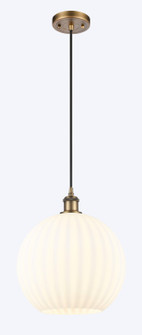 Ballston LED Mini Pendant in Brushed Brass (405|516-1P-BB-G1217-12WV)