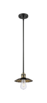 Franklin Restoration LED Mini Pendant in Black Antique Brass (405|201S-BAB-M17-BK)