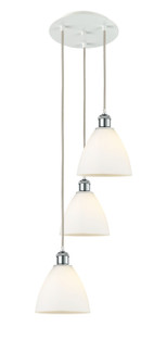 Ballston LED Pendant in White Polished Chrome (405|113B-3P-WPC-GBD-751)