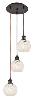 Ballston LED Pendant in Oil Rubbed Bronze (405|113B-3P-OB-G1216-6WM)