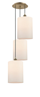 Ballston LED Pendant in Antique Brass (405|113B-3P-AB-G111-L)