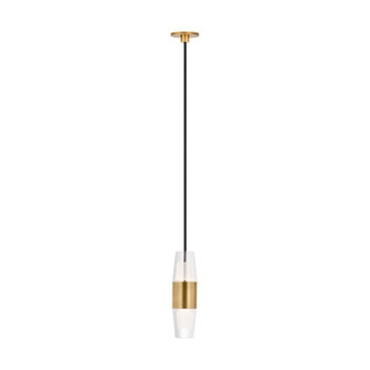 Lassell LED Pendant in Natural Brass (182|SLPD38227NB)