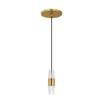 Lassell LED Pendant in Natural Brass (182|SLPD38127NB)