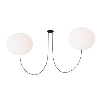 Helium LED Chandelier in Matte Black (182|PBCH37027OPB)