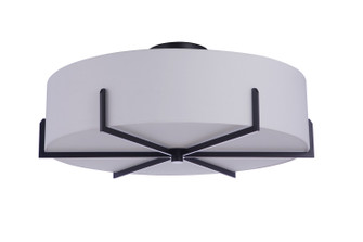 Six Light Semi-Flush Mount in Black (90|322808)