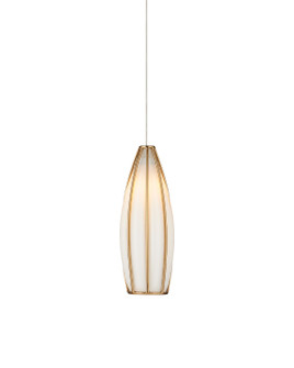 Parish One Light Pendant in White/Antique Brass (142|9000-1185)